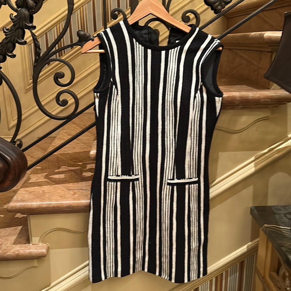Carven black and white dress